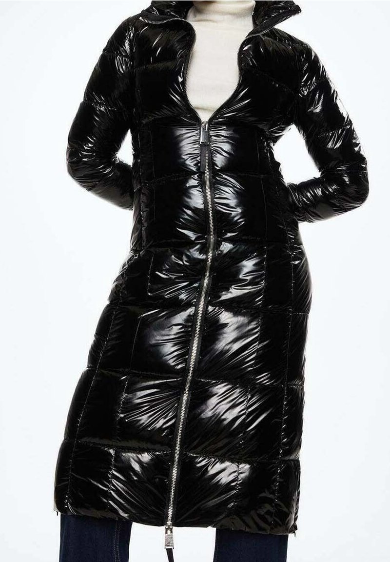 Mango Abrigo de invierno - black