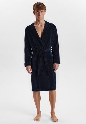 WITH HOOD - Bademantel - navy