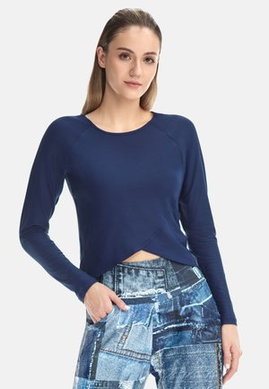 Winshape FUNCTIONAL LIGHT AND SOFT AET131LS - Ilgarankovis viršutinės dalies drabužis - dark blue