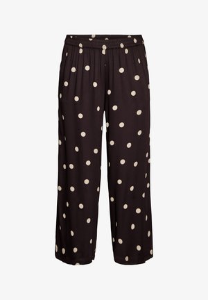 Zizzi, Stoffhose - braun