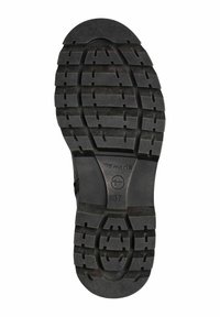 Black rubber outsole featuring a textured tread pattern, with a circular logo and size 37 embossed in the center.
