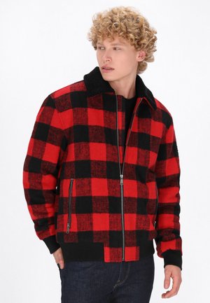 Übergangsjacke - red black