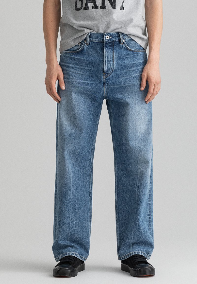Herren Skinny Fit | GANT Jeans Straight Leg light blue vintage/moonwash denim - TK20907 Herren Skinny Fit | GANT Jeans Straight Leg light blue vintage/moonwash denim - TK20907