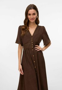 Vero Moda Abito a camicia - chocolate torte