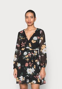 Anna Field Vestido de dia - black/yellow