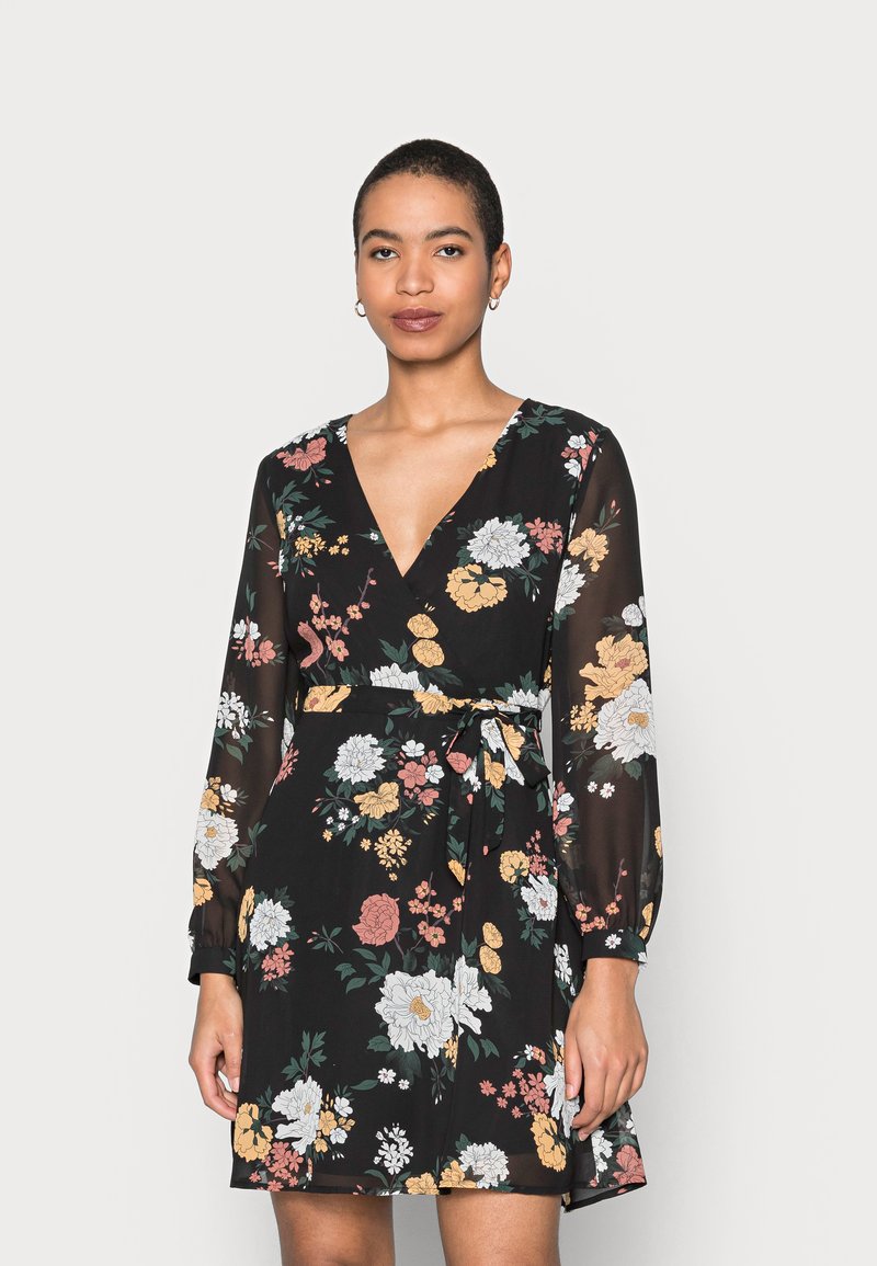 Anna Field Vestido de dia - black/yellow