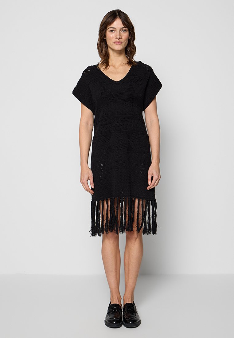 Scotch & Soda Gebreide jurk zwart