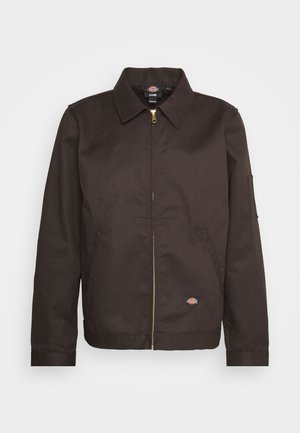 UNLINED EISENHOWER REC - Summer jacket - dark brown