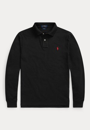 Polo Ralph Lauren, SLIM FIT LONG-SLEEVE POLO SHIRT - Top s dlhým rukávom - black