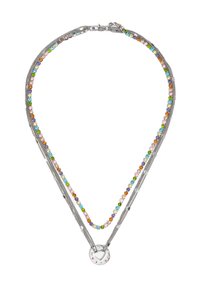 MULTI LOGO - Collar - plata oscuro