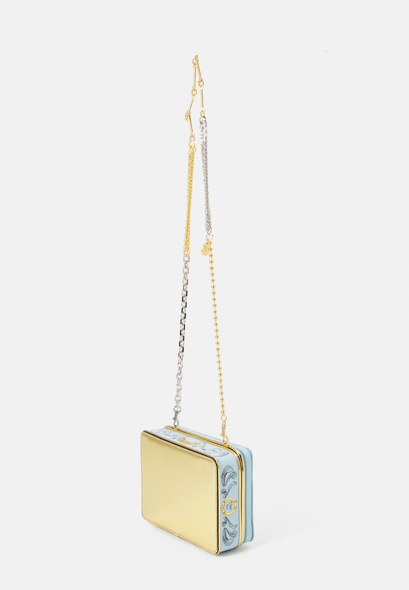 MOSCHINO BORSA Pochette light blue/gold-coloured/bleu clair