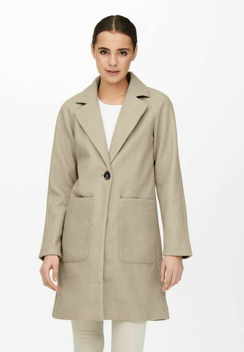 Damen Parkas | ONLY VICTORIA LIFE Klassischer Mantel humus/beige - FU69411 Damen Parkas | ONLY VICTORIA LIFE Klassischer Mantel humus/beige - FU69411