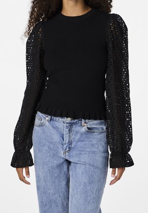 Bluse - black