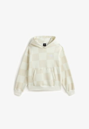 Vans, TONAL CHECK STRETCH LOGO PULLOVER. - Jersey con capucha - natural
