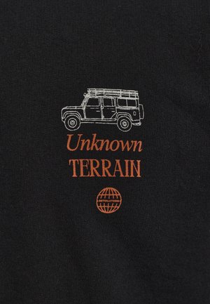 REVOLUTION, REVOLUTION PRINTED CREWNECK - Sweater - black