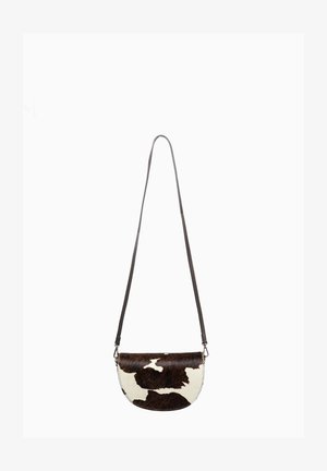 Glamorous, CROSS BODY BAG - Schoudertas - cow print dark brown