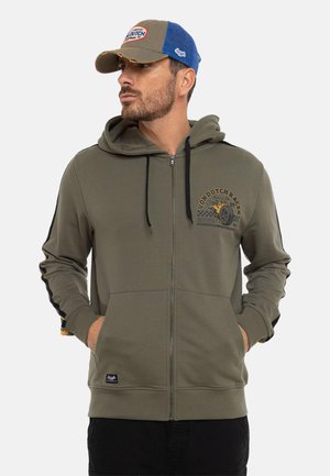 Von Dutch, Sweat zippé - kaki