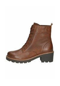 Caprice Bottines à lacets - cognac nappa