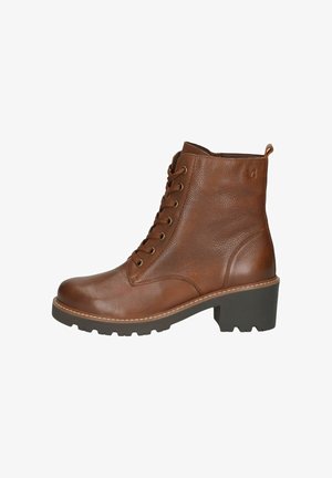 Caprice Stivaletti stringati - cognac nappa