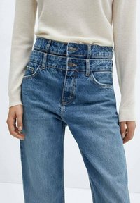 Mango Relaxed fit jeans - dark blue
