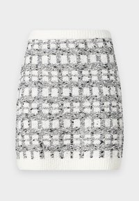 ADALEE MINI SKIRT - Minisvārki - black/white