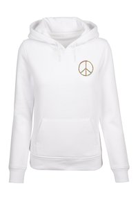 PEACE - Kapuzenpullover - white