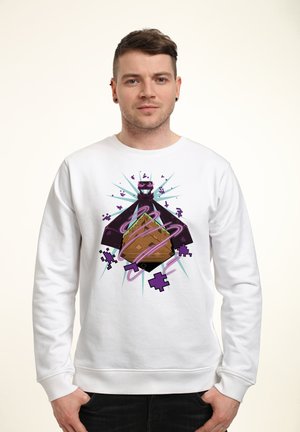 MINECRAFT ENDERMAN FORCED PERSPECTIVE - Sweatshirt - white