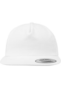Flexfit UNSTRUCTURED 5-PANEL SNAPBACK - Cappellino - white