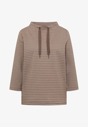 Cecil, 3/4-ARM SHIRT MIT FUNNEL NECK UND STRUKTUR - Longsleeve - urban taupe
