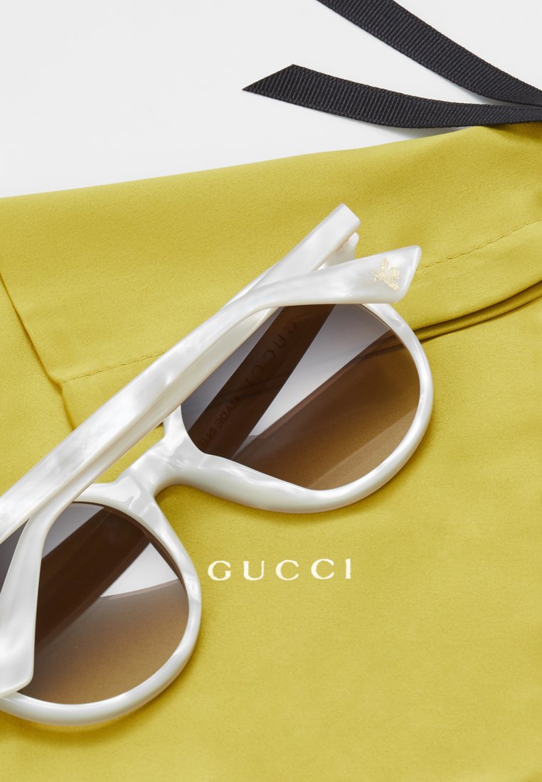 Gucci 30001508001 - Zonnebril - white/brown/wit - Zalando.nl