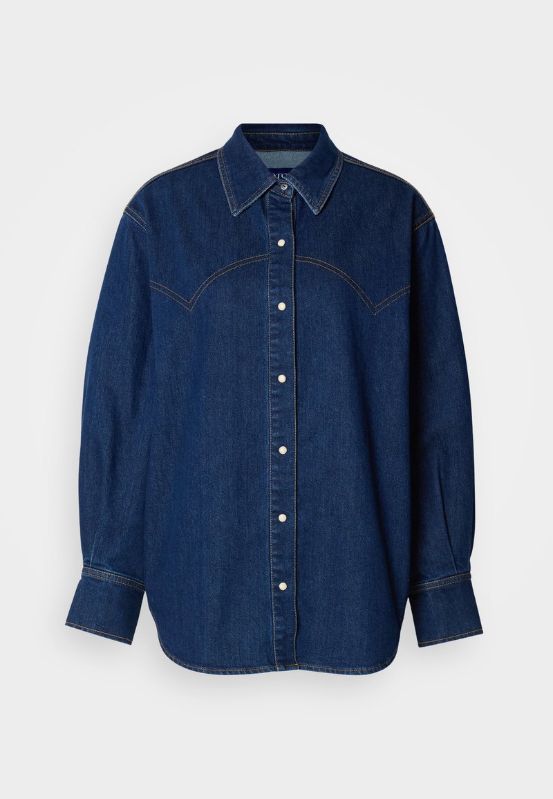 Scotch & Soda WESTERN SHIRT - Button-down blouse - top notch/blue denim ...