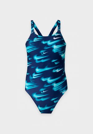 Nike Swim, HYDRASTRONG PRINT ASTEROID FASTBACK  - Badedragt - green abyss