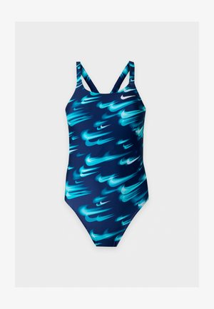 Nike Swim, HYDRASTRONG PRINT ASTEROID FASTBACK - Badpak - green abyss