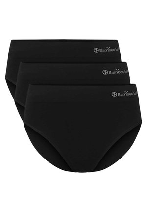 Bamboo Basics 3 PACK - SEAMLESS FULL - Briefs - black