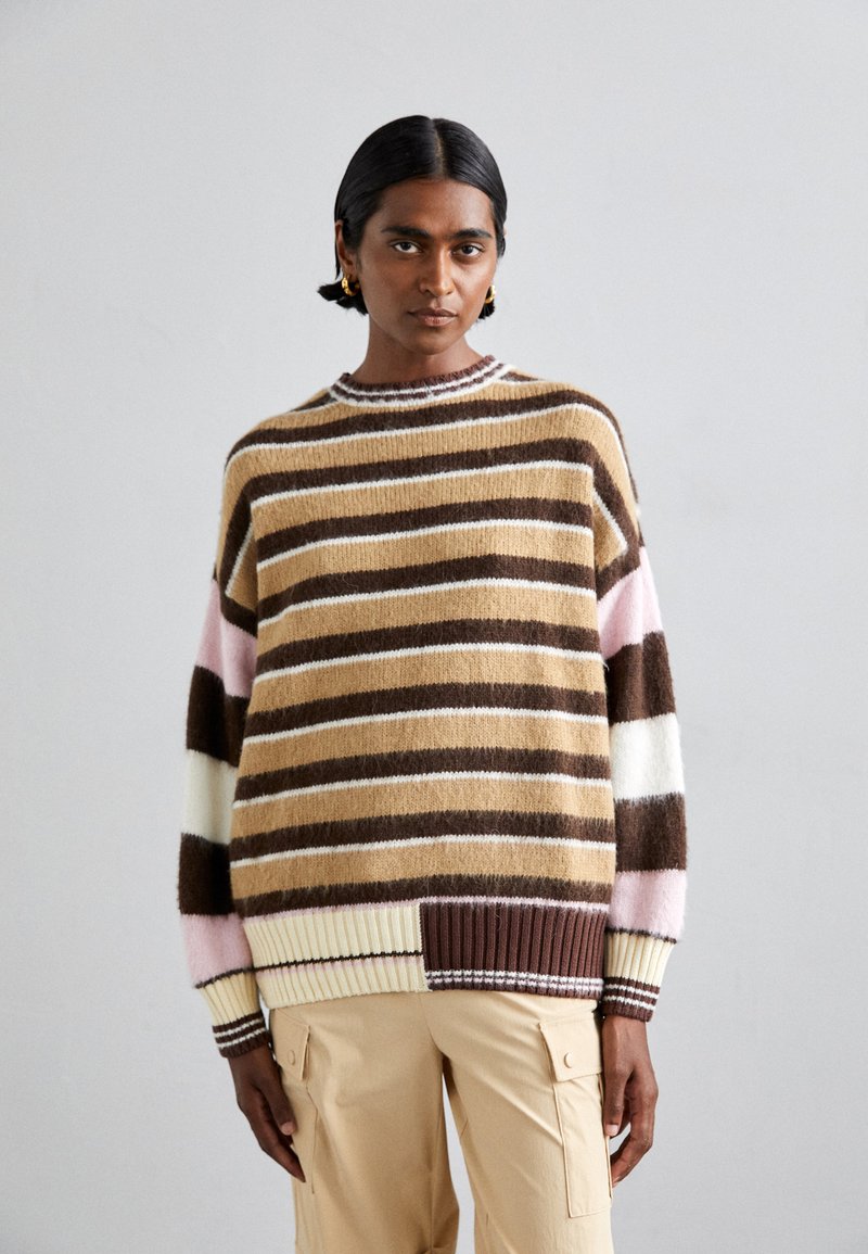 Stine Goya LONG SLEEVE CREW NECKLINE STRIPES - Džemperis - multi-coloured