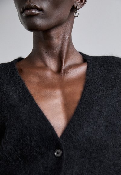 Filippa K FLUFFY CARDIGAN - Kardigán - ink black