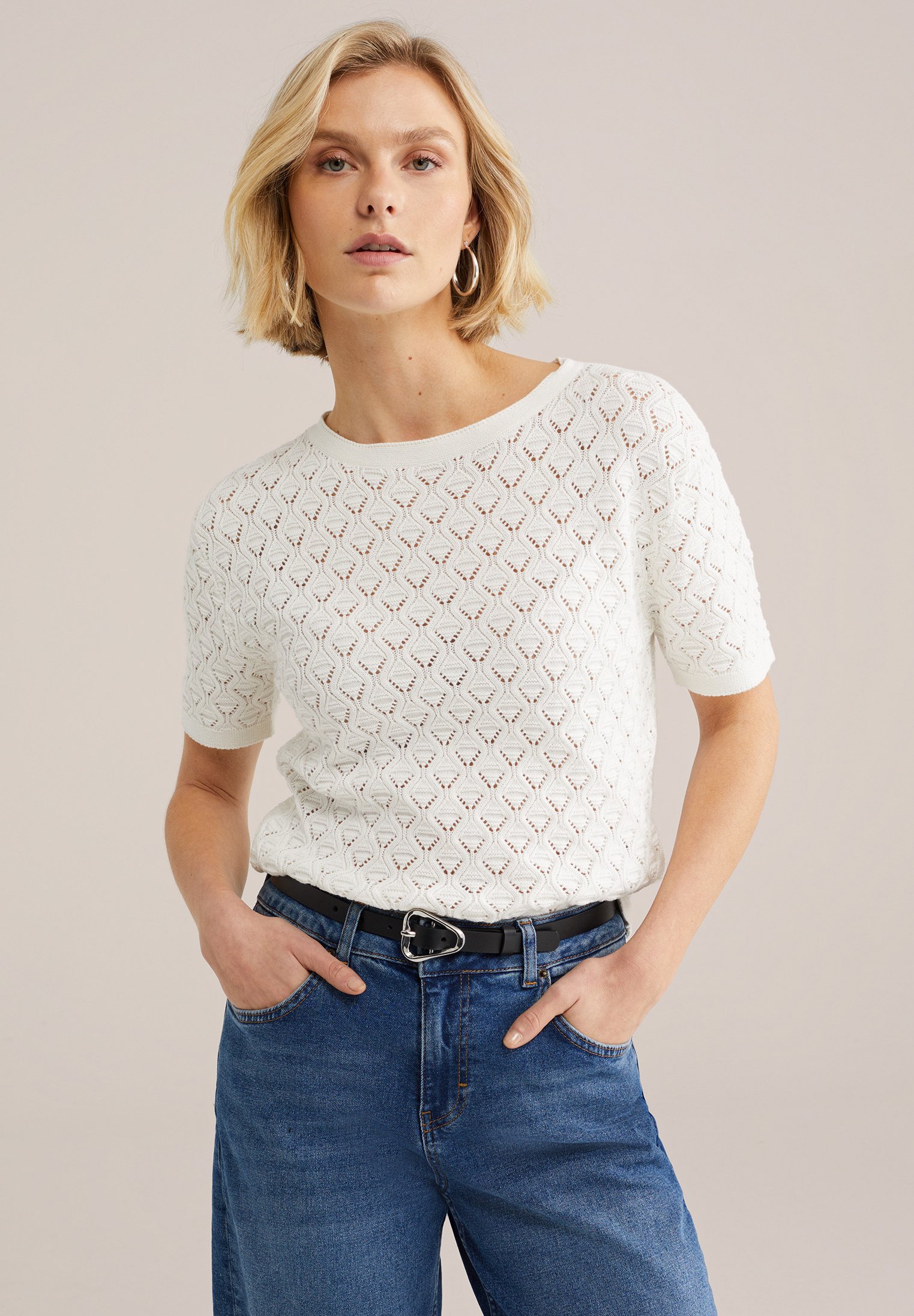 WE Fashion T Shirt Print Off white offwhite Zalando WE Fashion T Shirt Print Off white offwhite Zalando