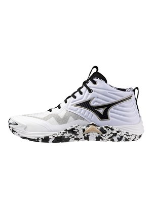 WAVE MOMENTUM ELITE MID - Zapatillas altas - white black gegold