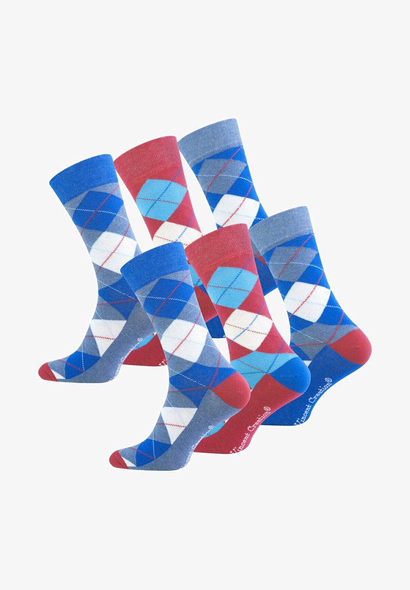 Vincent Creation CASUAL "ARGYLE" 6 PAAR - Socken - bunt