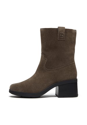 Timberland, MID ZIP UP BOOT. - Cowboy-/Bikerlaarsjes - - dark brown