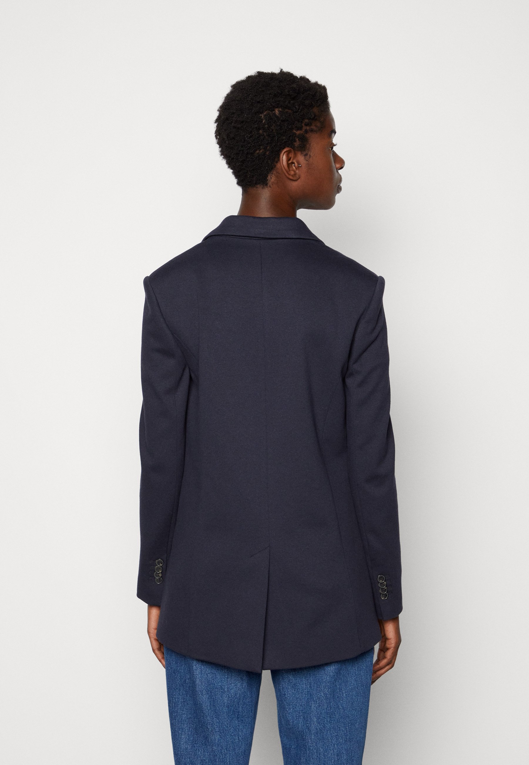 GANT Women's Jersey Blazer (40) Blue