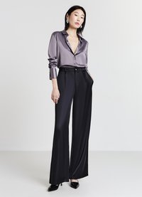Calliope CROP SIMIL - Camicia - dark grey