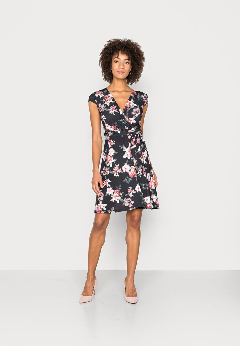 Anna Field Vestido de malha -  black|multi coloured