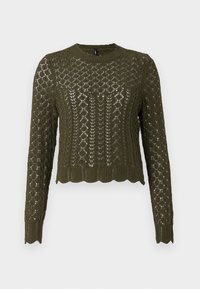 ONLSAGA LIFE O NECK - Stickad tröja - kalamata