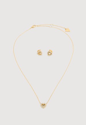 BOX SET HEART - Oorbellen - gold-coloured