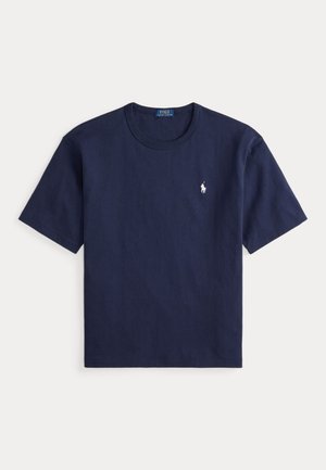 RELAXED FIT LOGO JERSEY T-SHIRT - Nyomott mintás póló - cruise navy