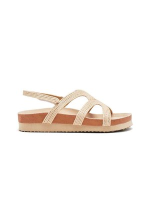 RAFIA - Sandalias - natural