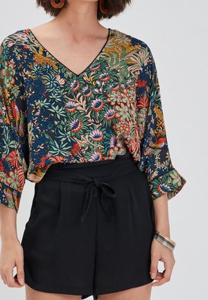 Blůza - mottled royal blue