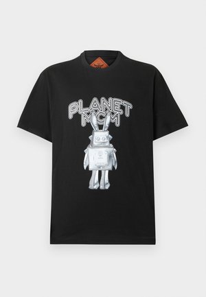 SINGLE - T-shirt estampada - black