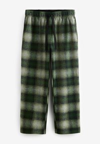 Next REGULAR FIT - COSY BRUSHED SET - Nachtwäsche Set - black green check